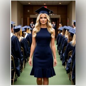 J. Crew Navy Sleeveless Dress